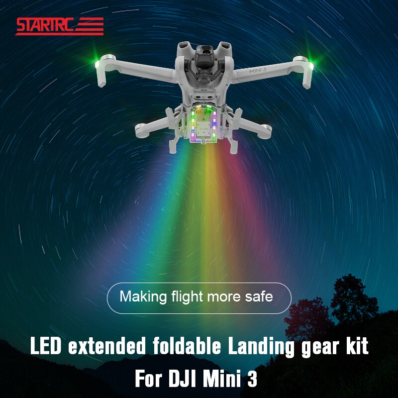 DJI Mini 3 Anti-Fall LED  ﰢ DJI Mini 3   ׼  ﰢ ȭ  ű ĵ ֽ